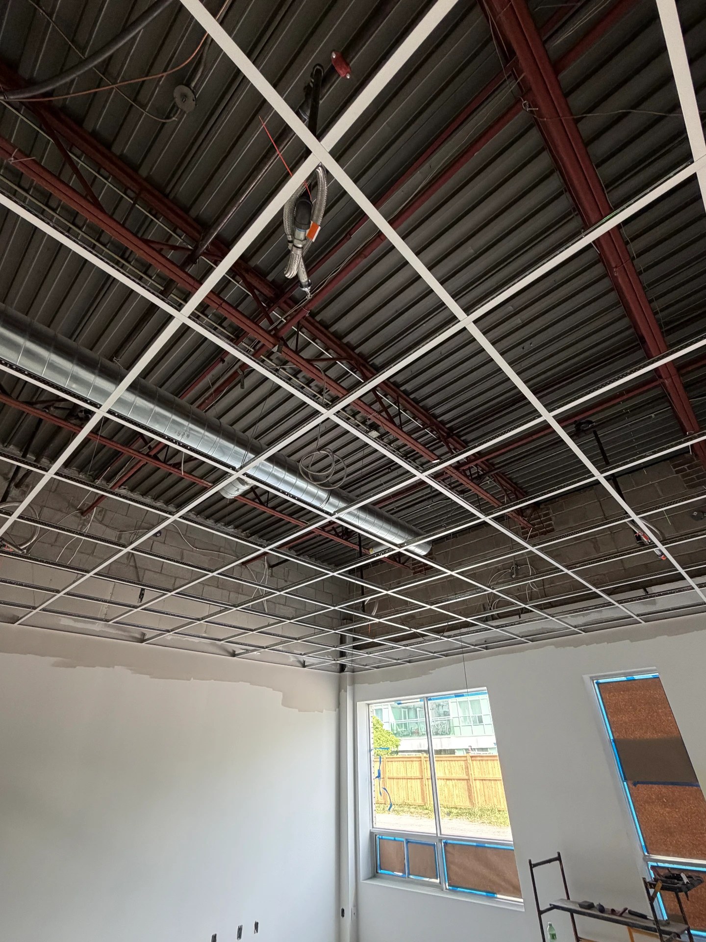 T-Bar Ceilings — commercial interior work in Toronto