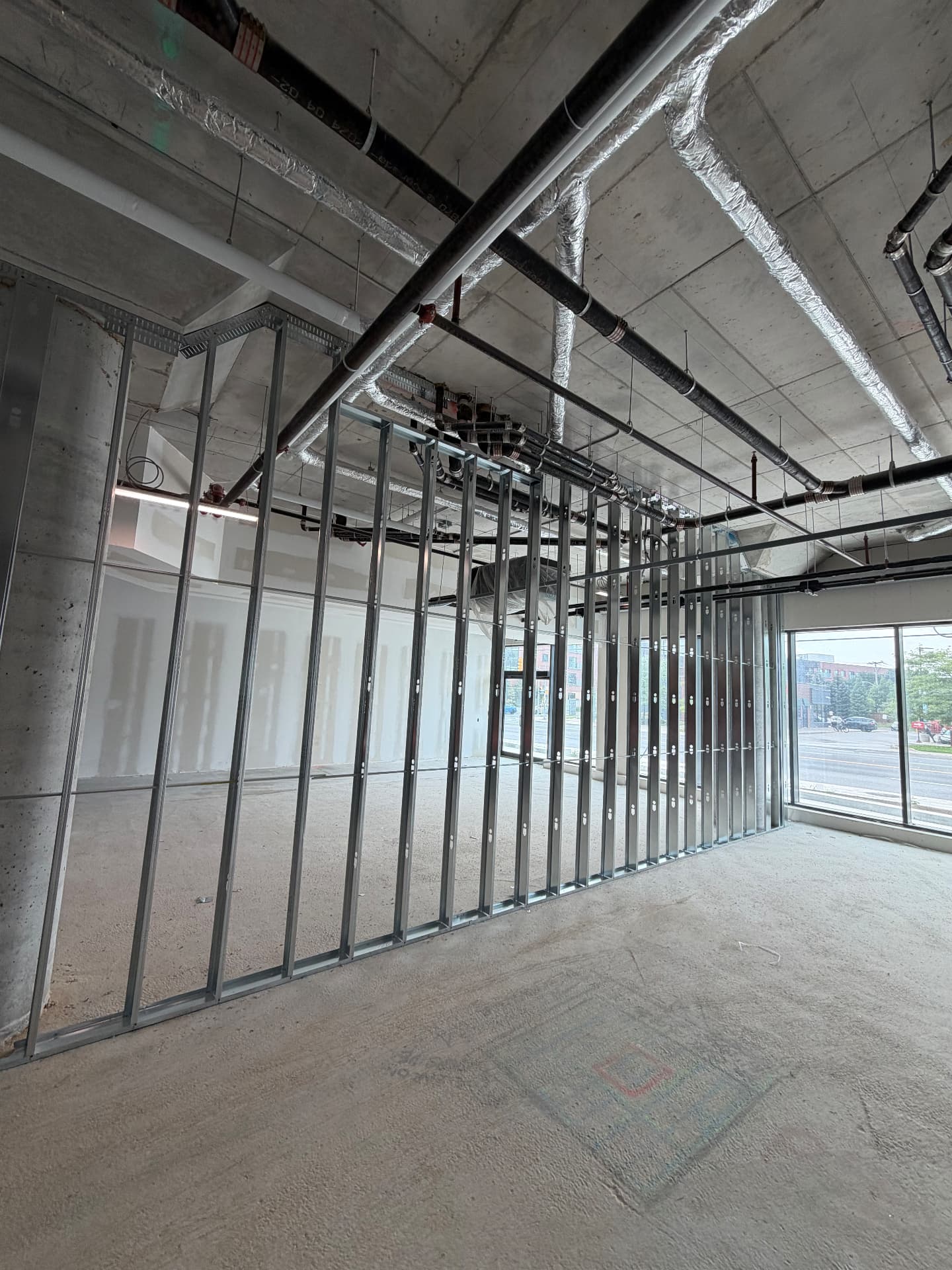 Steel Framing — commercial interior work in Toronto