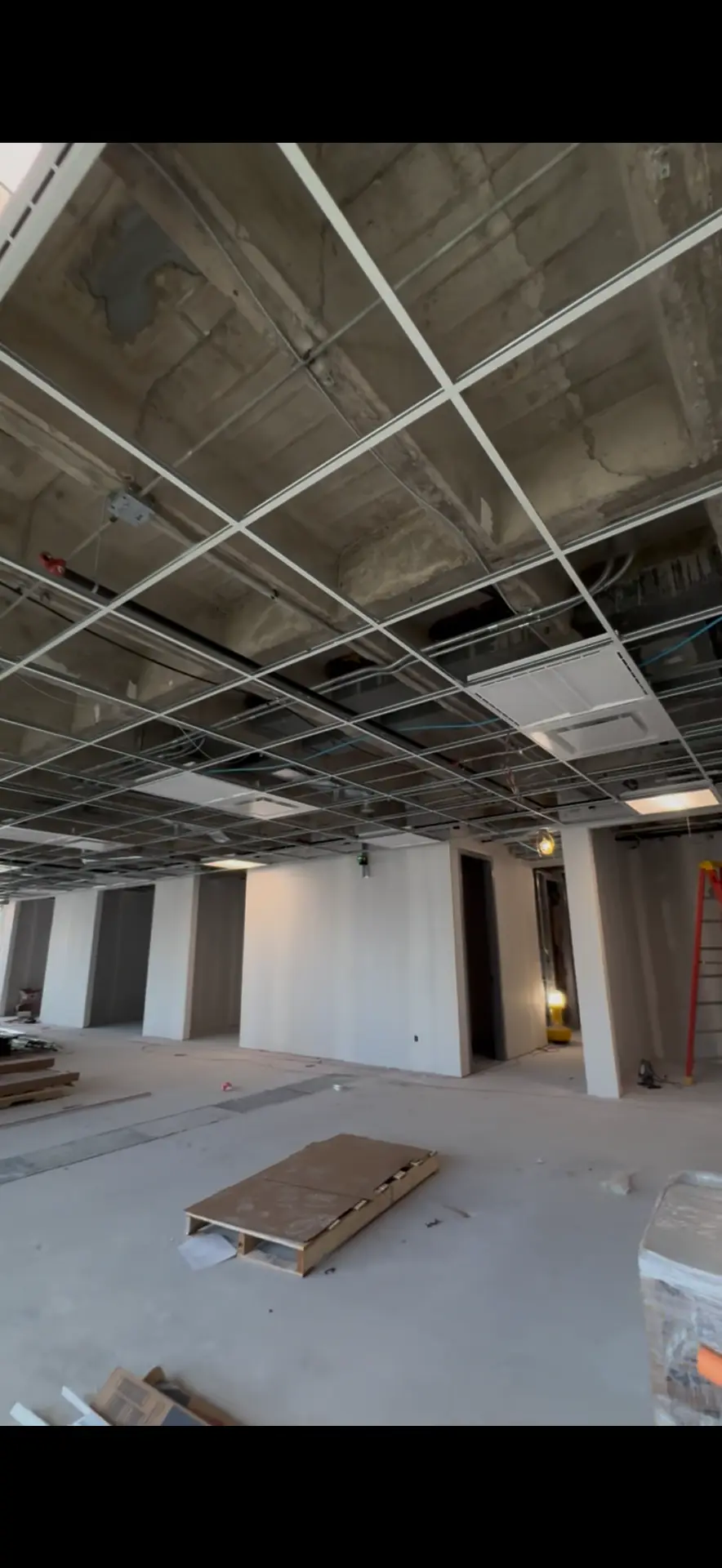 T-Bar Ceilings — commercial interior work in Toronto