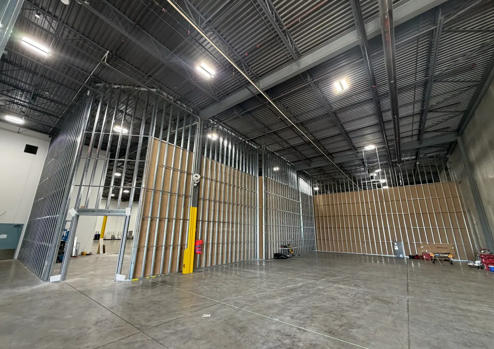 Steel Framing — commercial interior work in Toronto