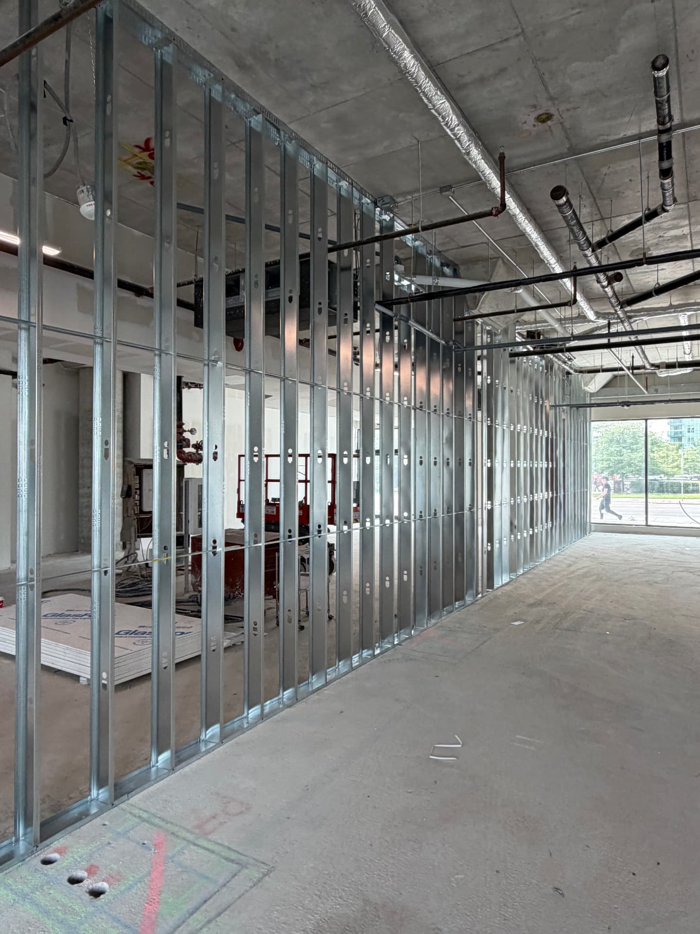 Steel Framing — commercial interior work in Toronto