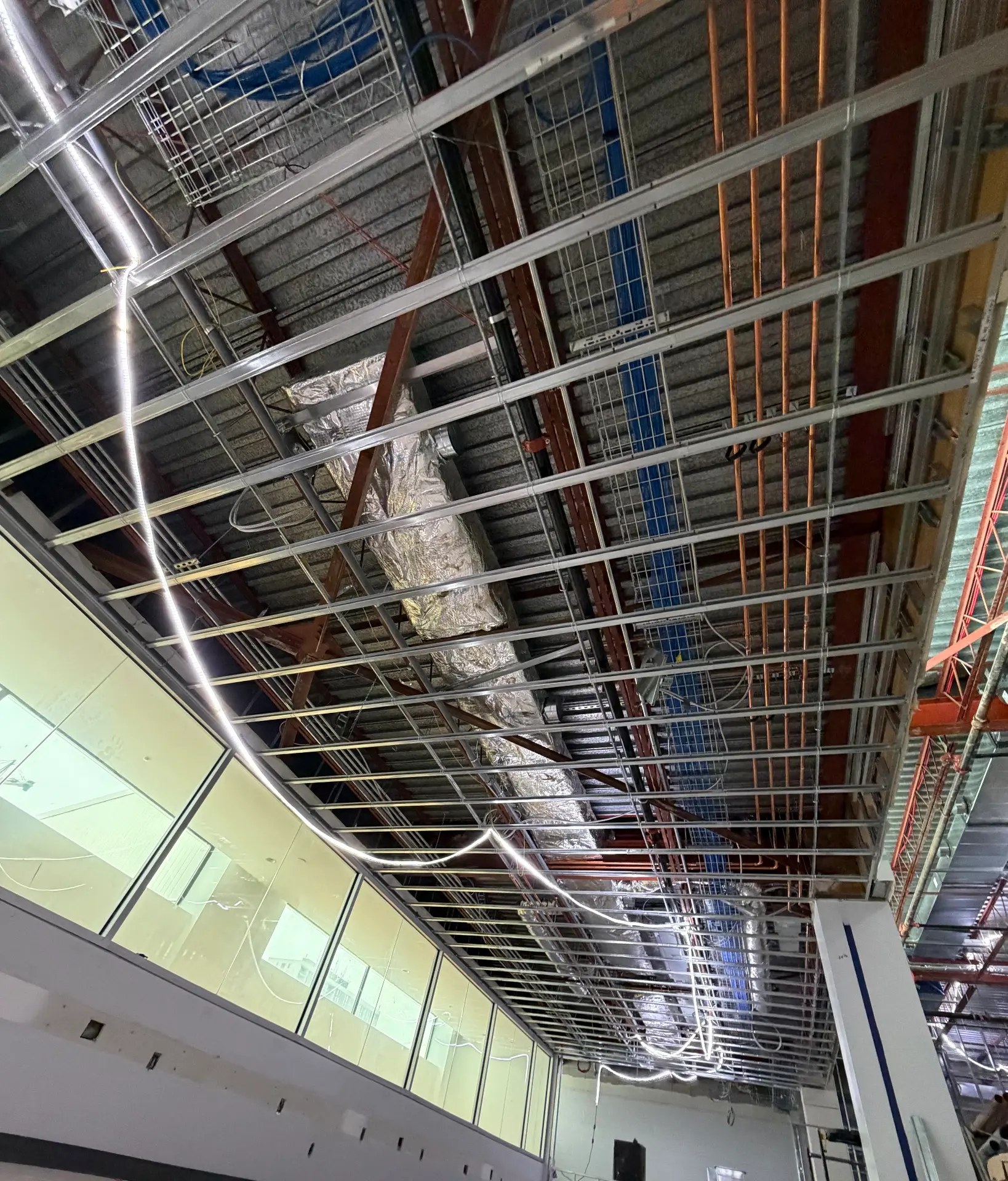 Steel Framing — commercial interior work in Toronto