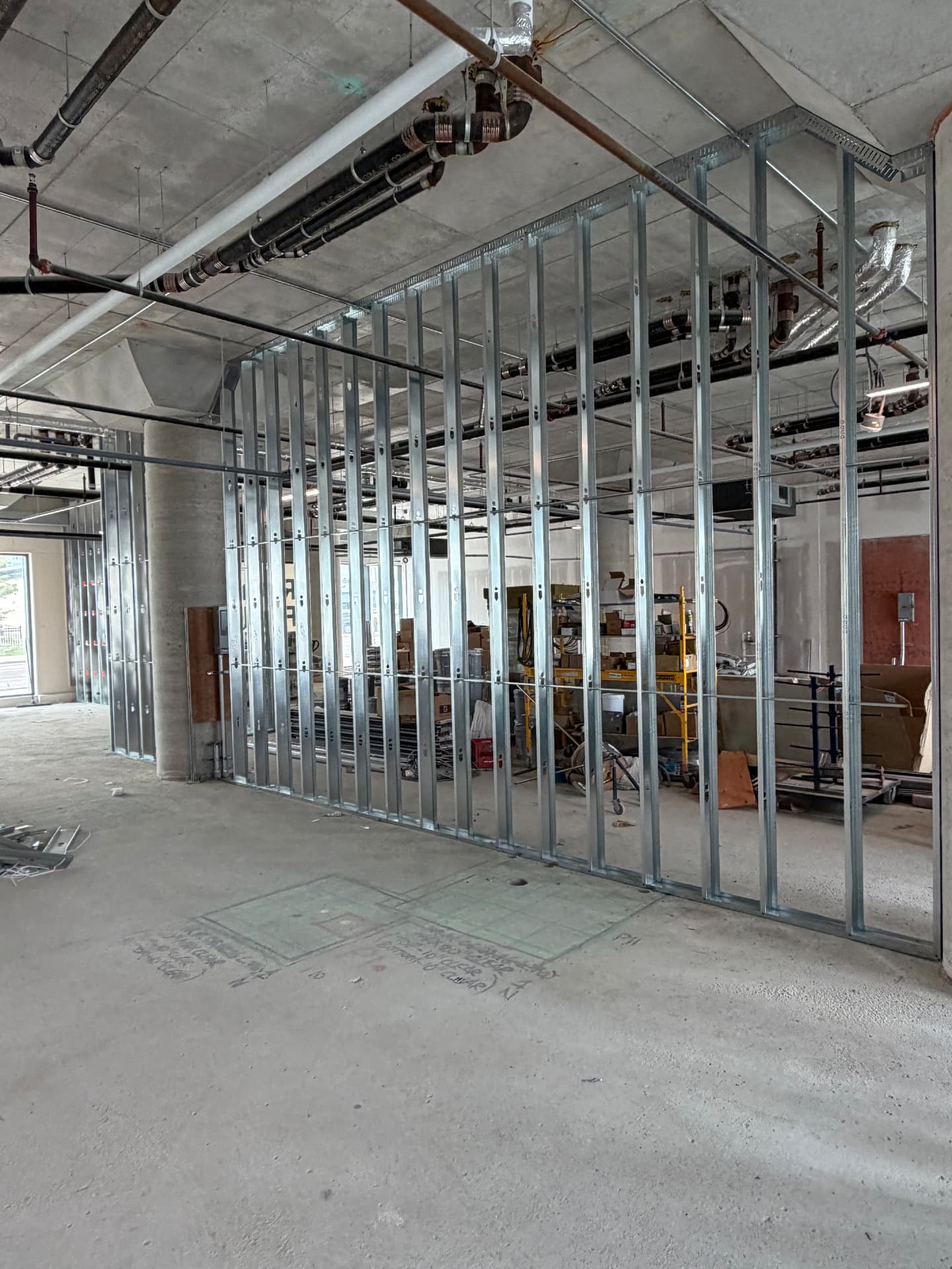 Steel Framing — commercial interior work in Toronto